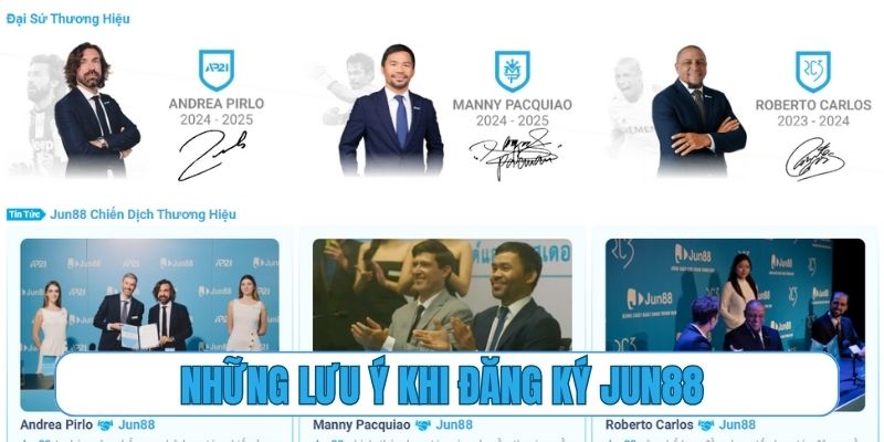 Những lưu ý quan trọng dành cho tân thủ khi đăng ký Jun88