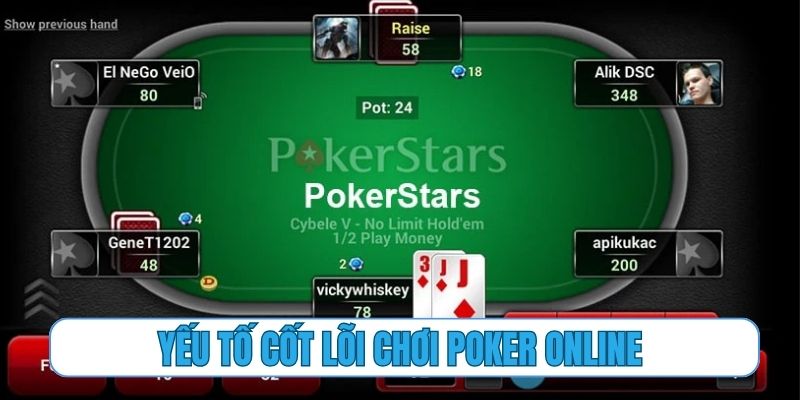 Những yếu tố cốt lõi để trở thành cao thủ chơi Poker online